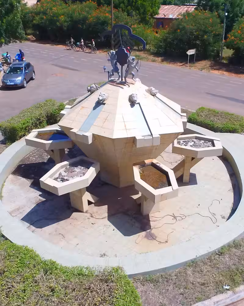 Vue de Dapaong, destination Toupac Transport au Togo