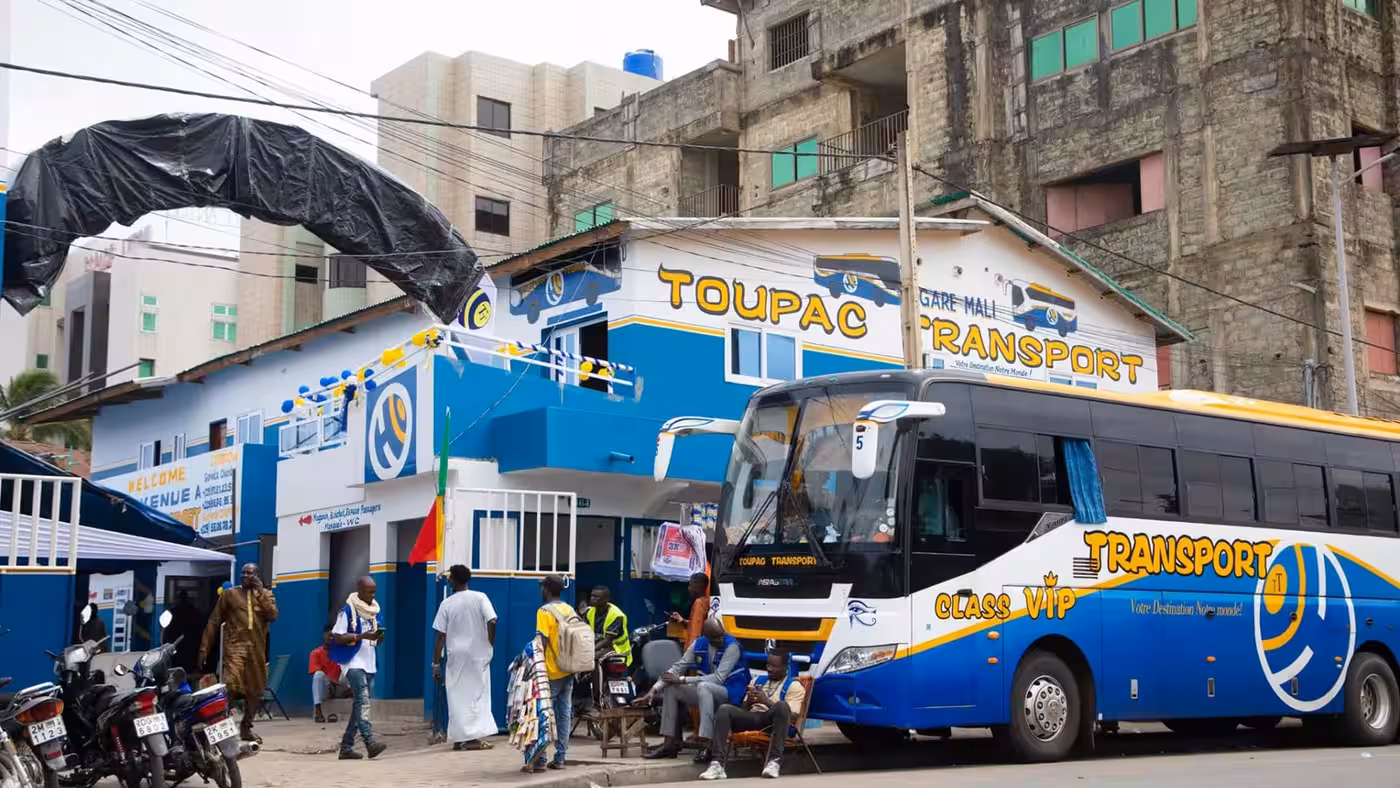 Gare Toupac Transport à Cotonou